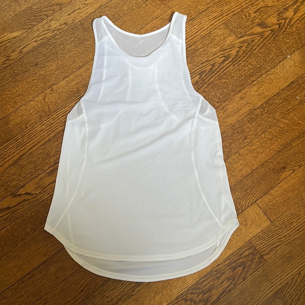 White NWOT Lululemon Sculpt Tanktop